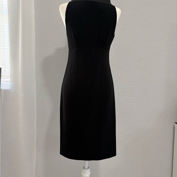 Moschino Black Bow Detail Midi Dress - Picture 2 of 7